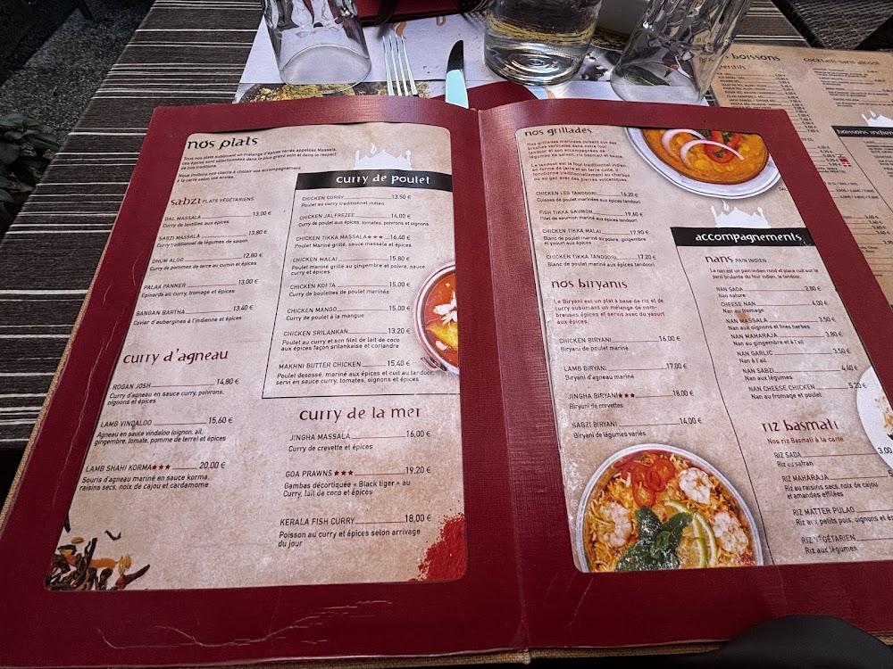 Restaurant Le Maharaja - Menu Image 2